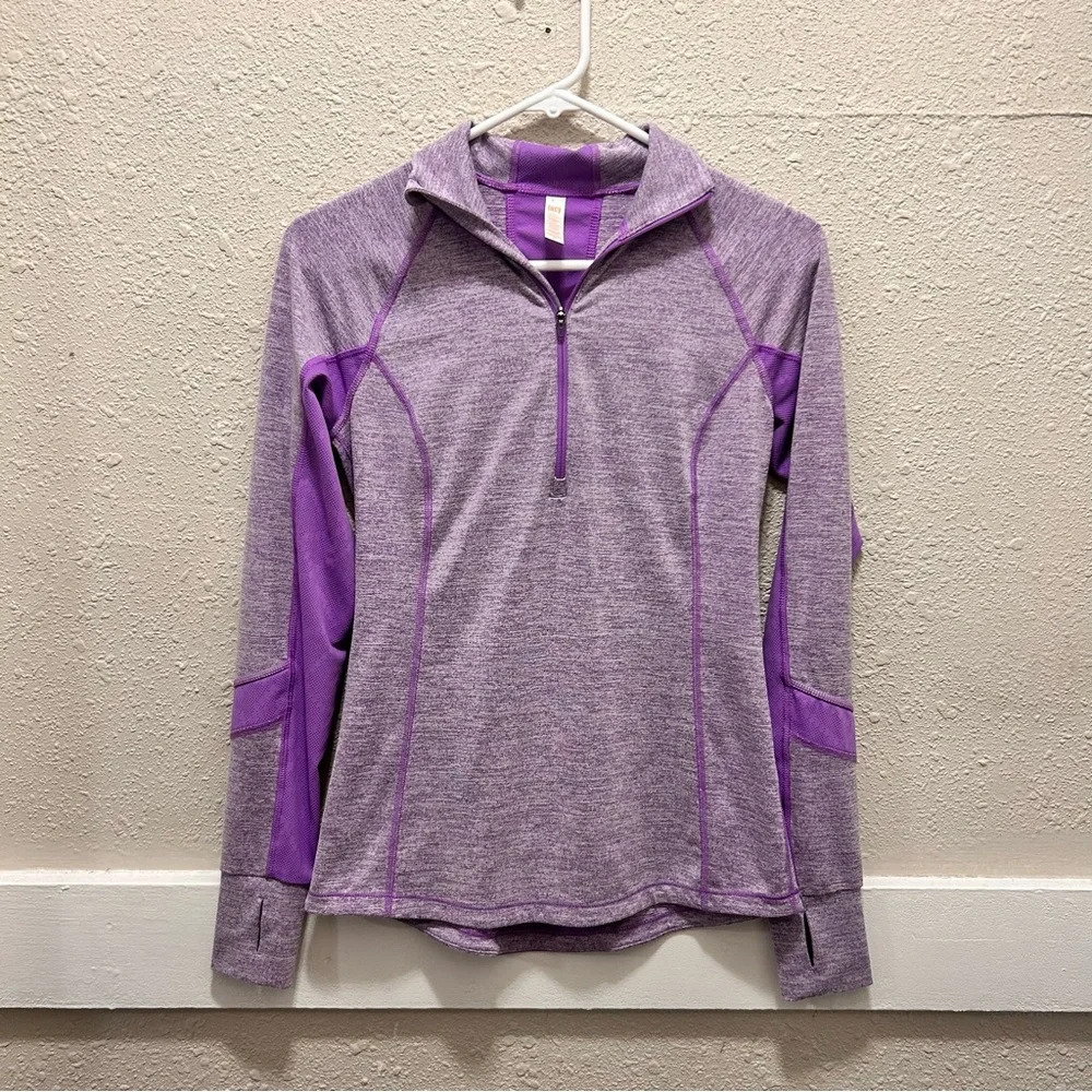 Lucy Athletic Purple Quarter Zip Pullover XS